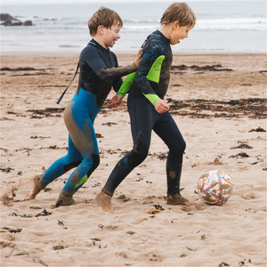 2024 Gul Junior Response 5/3mm Back Zip Wetsuit RE1218-C1 - Blue Easter / Navy